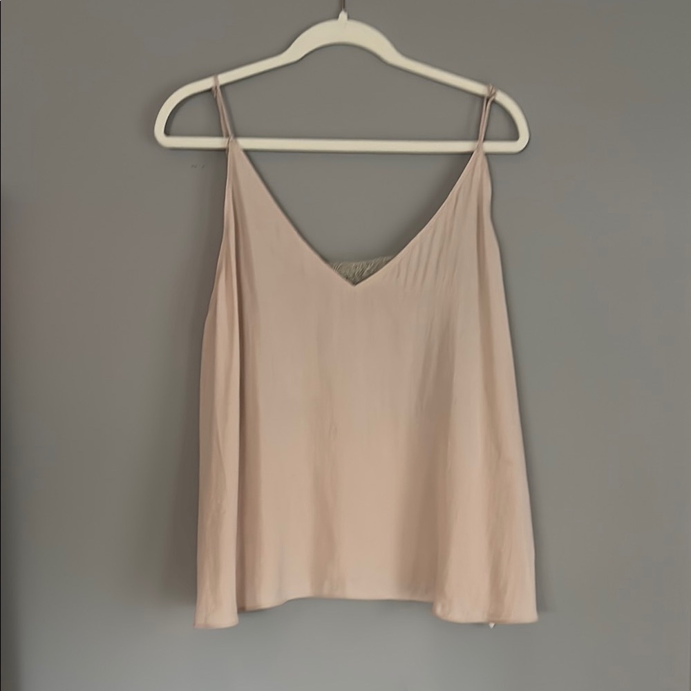 Free People Pink Relaxed Sleeveless Camisole